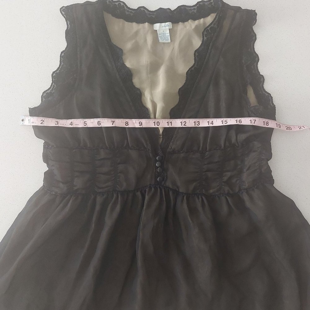 Odille Black Lace Top 8 - Picture 7 of 9